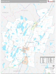 Kennebec Wall Map Premium Style