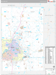 Kent Wall Map Premium Style