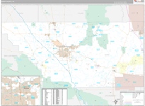 Kern Wall Map Premium Style