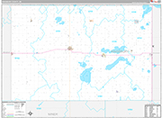 Kingsbury Wall Map Premium Style