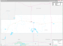 Kiowa Wall Map Premium Style