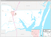 Kleberg Wall Map Premium Style