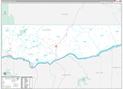 Klickitat Wall Map Premium Style