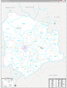 Knott Wall Map Premium Style