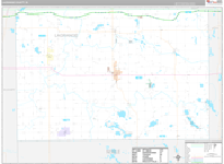 Lagrange Wall Map Premium Style