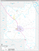 Lamar Wall Map Premium Style