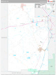 Lamar Wall Map Premium Style