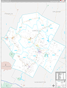 Lamoille Wall Map Premium Style