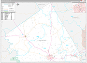 Lampasas Wall Map Premium Style