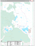 Lassen Wall Map Premium Style