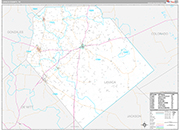 Lavaca Wall Map Premium Style