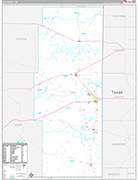 Lea Wall Map Premium Style