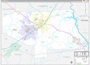 Lee Wall Map Premium Style