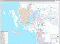 Lee Wall Map Premium Style