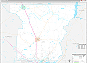 Lee Wall Map Premium Style