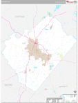 Lee Wall Map Premium Style