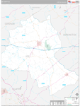 Lee Wall Map Premium Style