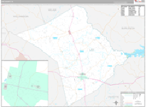 Lee Wall Map Premium Style