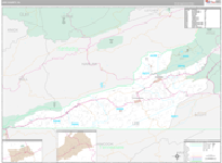 Lee Wall Map Premium Style