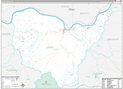 Lewis Wall Map Premium Style