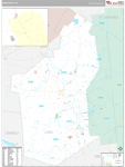 Lewis Wall Map Premium Style