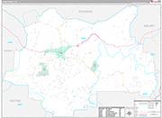 Lewis Wall Map Premium Style