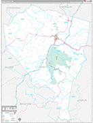 Lewis Wall Map Premium Style