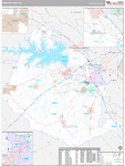 Lexington Wall Map Premium Style