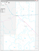 Lincoln Wall Map Premium Style