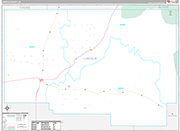 Lincoln Wall Map Premium Style