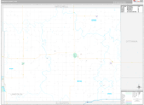 Lincoln Wall Map Premium Style