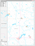 Lincoln Wall Map Premium Style