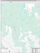 Lincoln Wall Map Premium Style