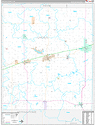 Lincoln Wall Map Premium Style