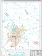 Linn Wall Map Premium Style