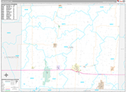 Linn Wall Map Premium Style