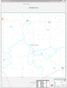 Lipscomb Wall Map Premium Style