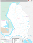 Livingston Wall Map Premium Style