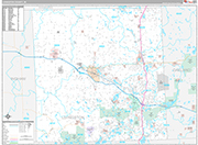 Livingston Wall Map Premium Style