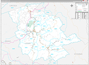 Logan Wall Map Premium Style