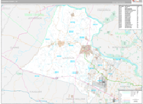 Loudoun Wall Map Premium Style