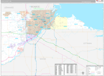 Lucas Wall Map Premium Style