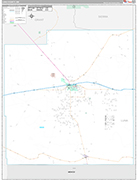 Luna Wall Map Premium Style