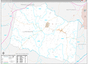 Lunenburg Wall Map Premium Style
