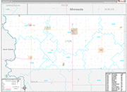 Lyon Wall Map Premium Style