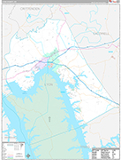 Lyon Wall Map Premium Style