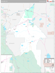 Lyon County Wall Map Premium Style