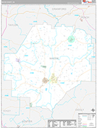 Macon Wall Map Premium Style