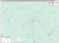 Macon Wall Map Premium Style