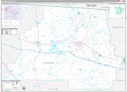 Madison Wall Map Premium Style